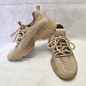 Steve Madden Girls Shoes Maxima Sneaker Blush jeweled glitter sparkles size 3M